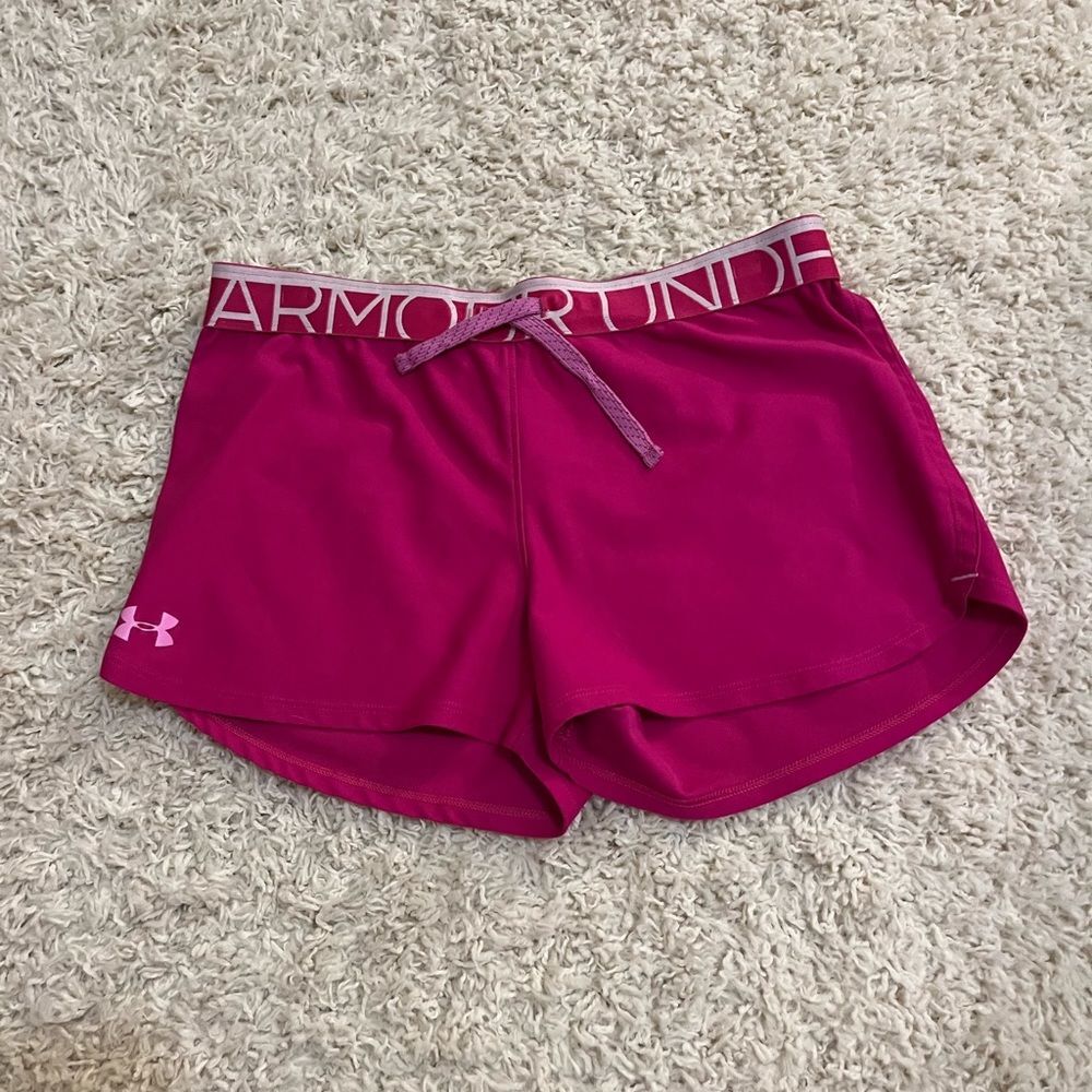 under armour athletic shorts size youth XL